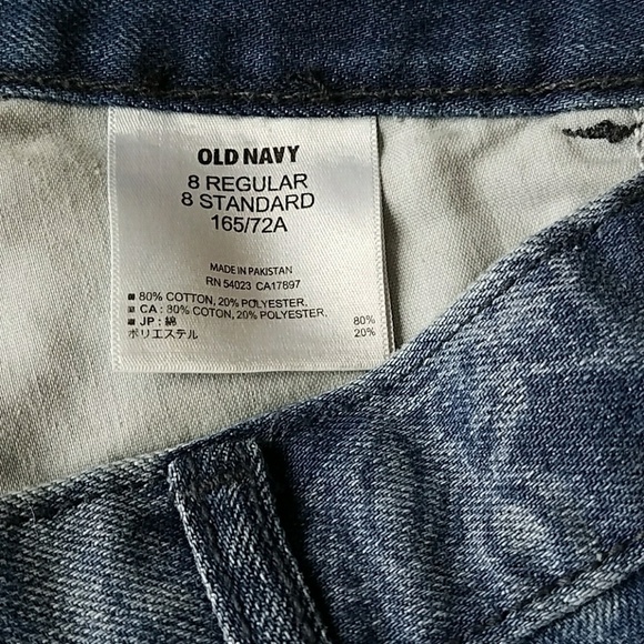 Old Navy denim floral shorts Sz. 8 - Picture 4 of 4